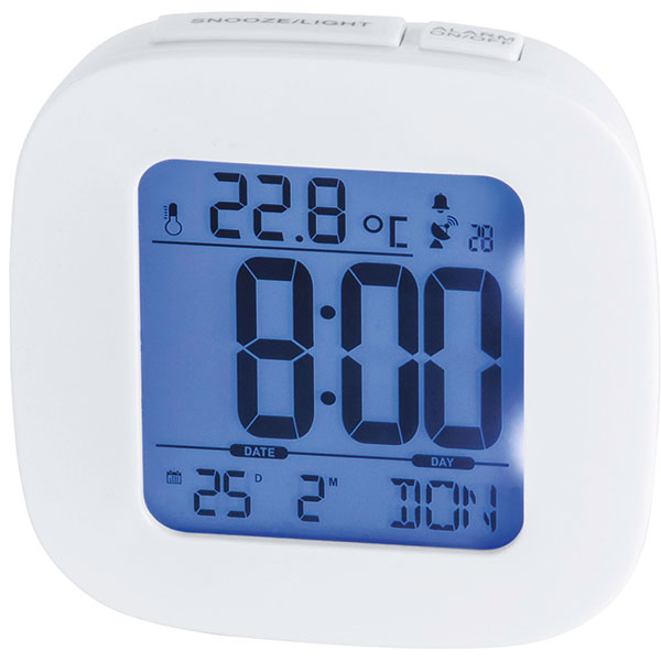Ceas cu alarma HAMA RC 45, DCF radio, alb