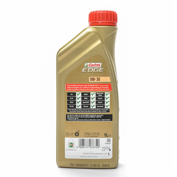 Ulei Motor CASTROL EDGE, 0W-30, 1L