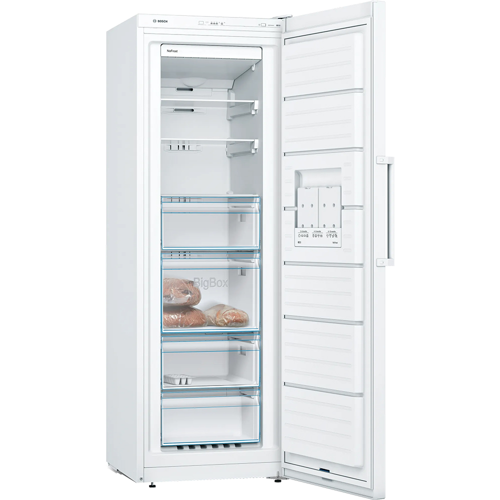 Congelator BOSCH GSN33VWEP, No Frost, 225 l, H 176 cm, Clasa E, alb