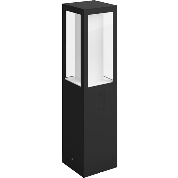 Stalp iluminat smart PHILIPS Hue 8718696170502, 2x8W, 1200lm, IP44, RGB, negru