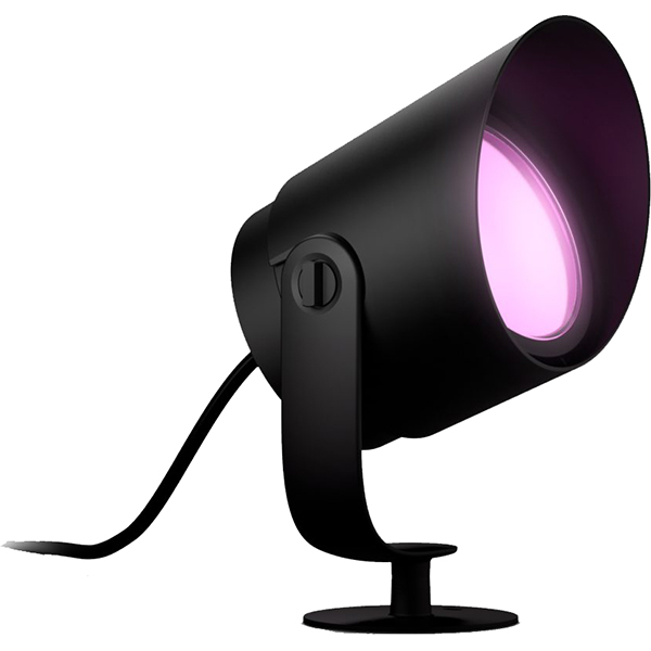 Extensie Spot LED smart PHILIPS Hue 8718696174364, 15W, 1050lm, IP65, RGB, negru
