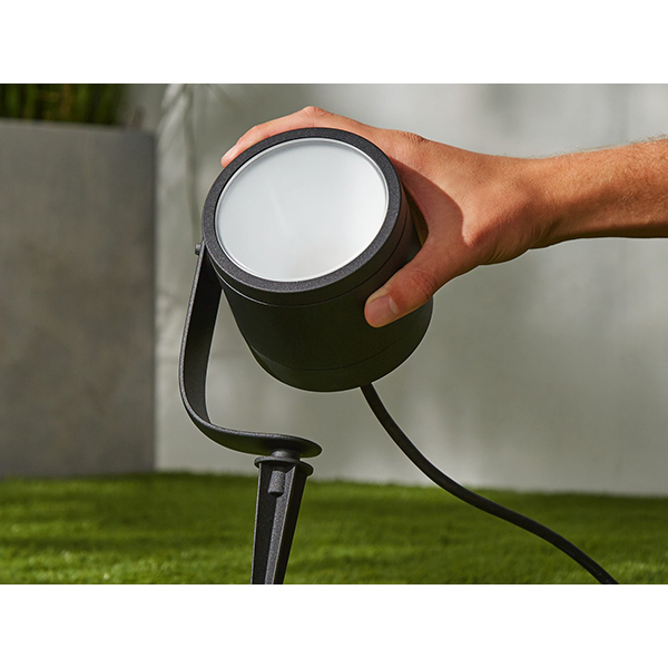 Extensie Spot LED smart PHILIPS Hue 8718696174364, 15W, 1050lm, IP65, RGB, negru