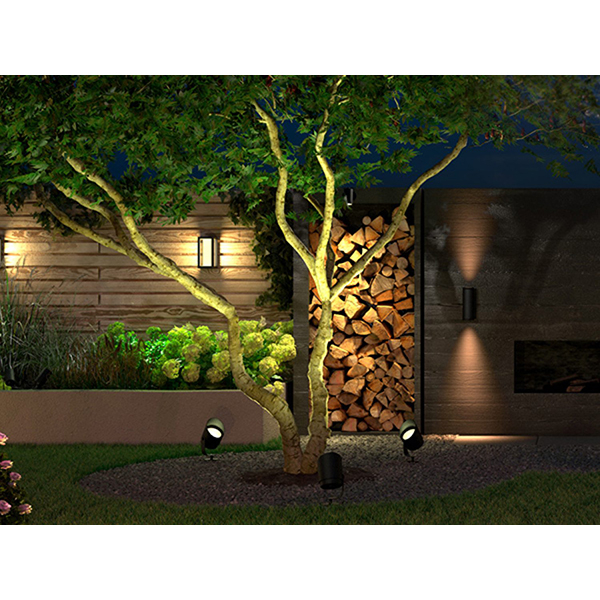 Extensie Spot LED smart PHILIPS Hue 8718696174364, 15W, 1050lm, IP65, RGB, negru