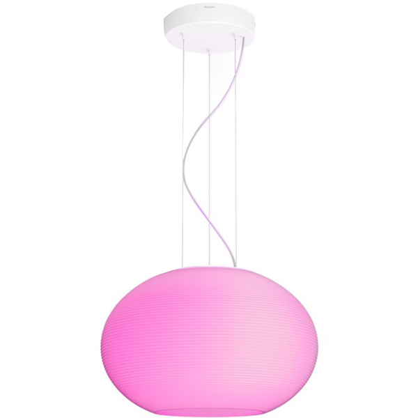 Lustra smart PHILIPS Hue Flourish 8718696174609, 2x9W, LED, RGB, alb
