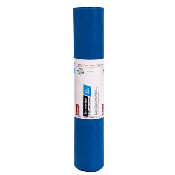 Saci menajeri MADERO 016788, 25 bucati, 120 l, albastru