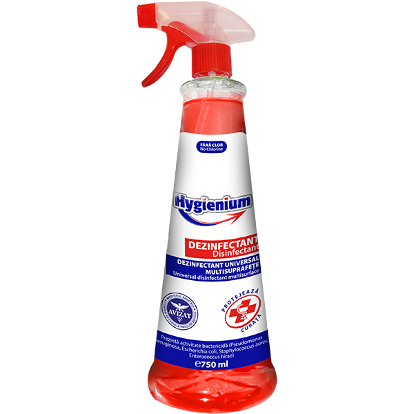 Solutie dezinfectanta universala multisuprafete HYGIENIUM, 750ml