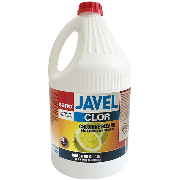 Inalbitor cu clor SANO Javel, Lamaie, 4 l
