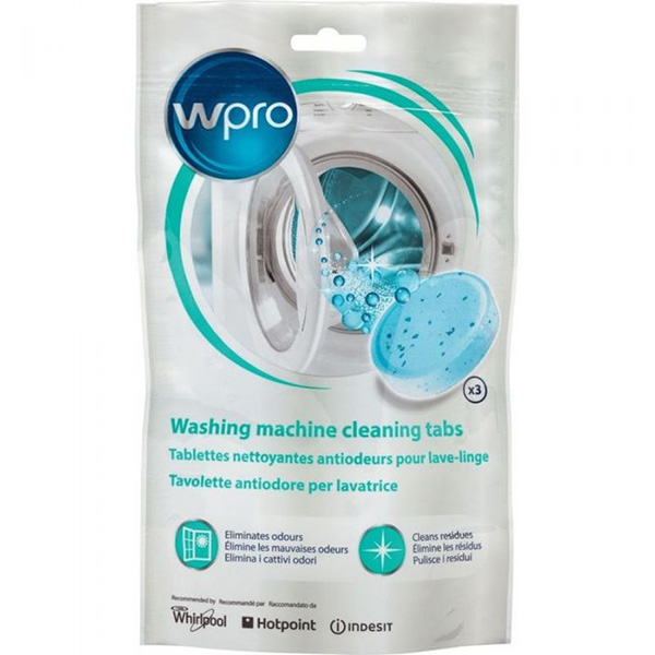Tablete curatare masina de spalat rufe WPRO 08492, 3 x 40g
