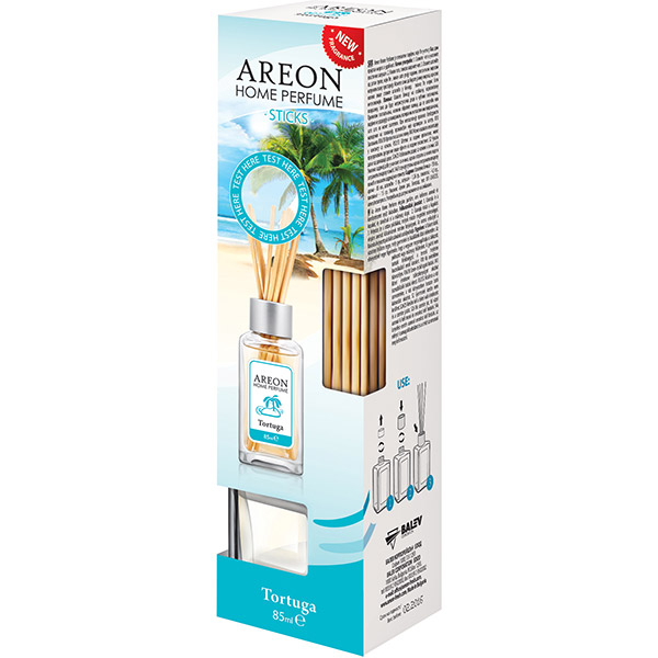Odorizant cu betisoare AREON Home Perfume Tortuga, 85ml