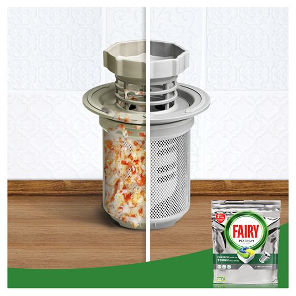Detergent pentru masina de spalat vase FAIRY Platinum All in One, 45 capsule