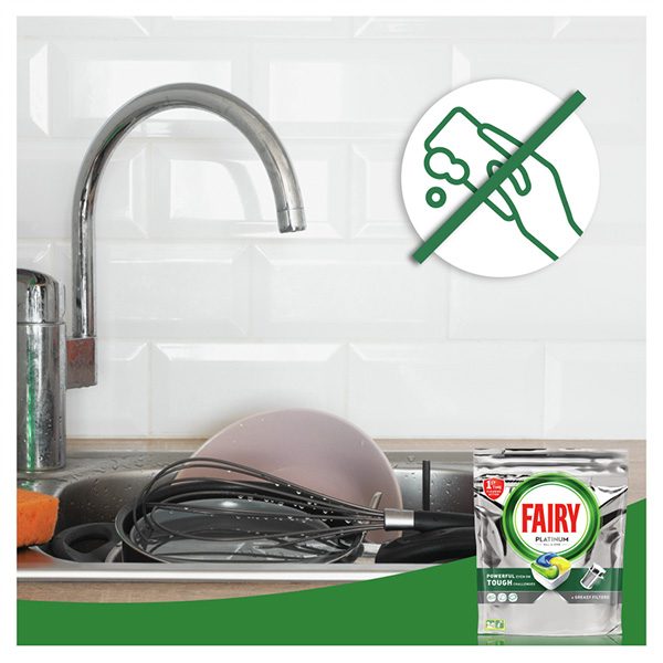 Detergent pentru masina de spalat vase FAIRY Platinum All in One, 45 capsule