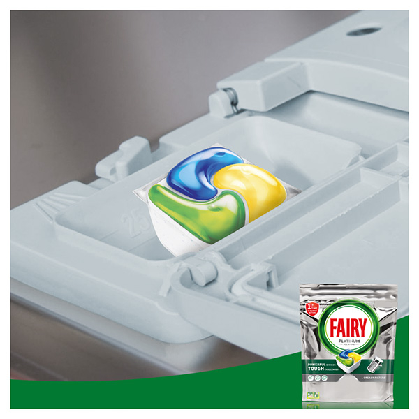 Detergent pentru masina de spalat vase FAIRY Platinum All in One, 45 capsule