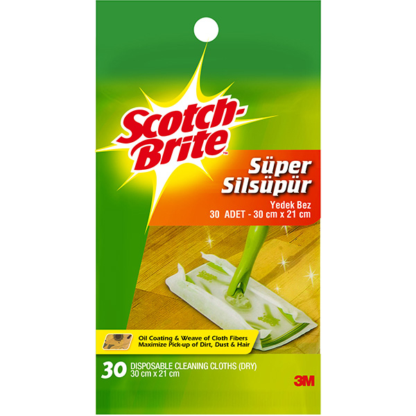 Rezerva mop plat SCOTCH-BRITE MMMO2300 Quick Sweeper Q600 