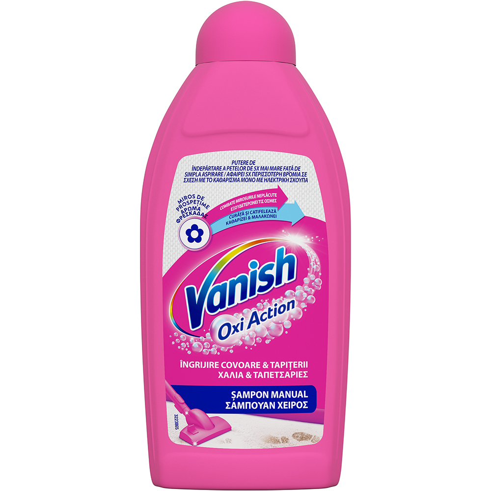 Sampon curatare covoare si tapiterii VANISH Oxi Action, 500 ml