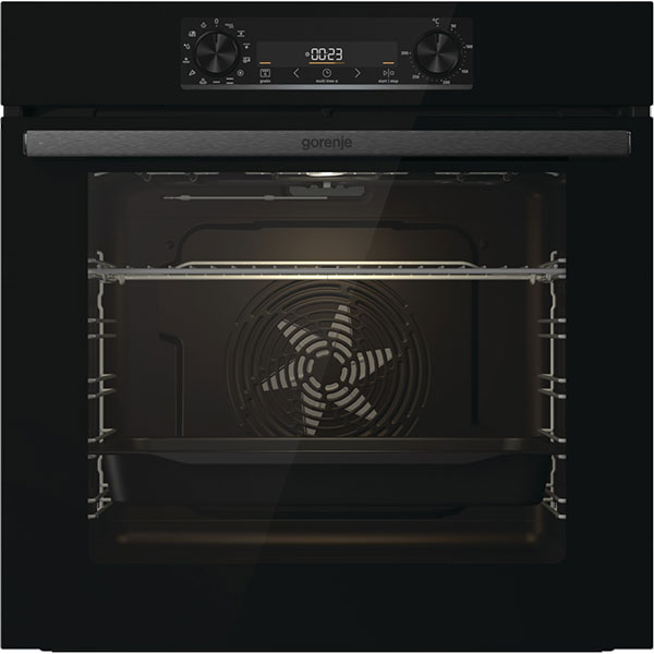 Cuptor incorporabil GORENJE BO6737E02BG, Electric, Autocuratare Hidrolitica, 77 l, Clasa A, negru