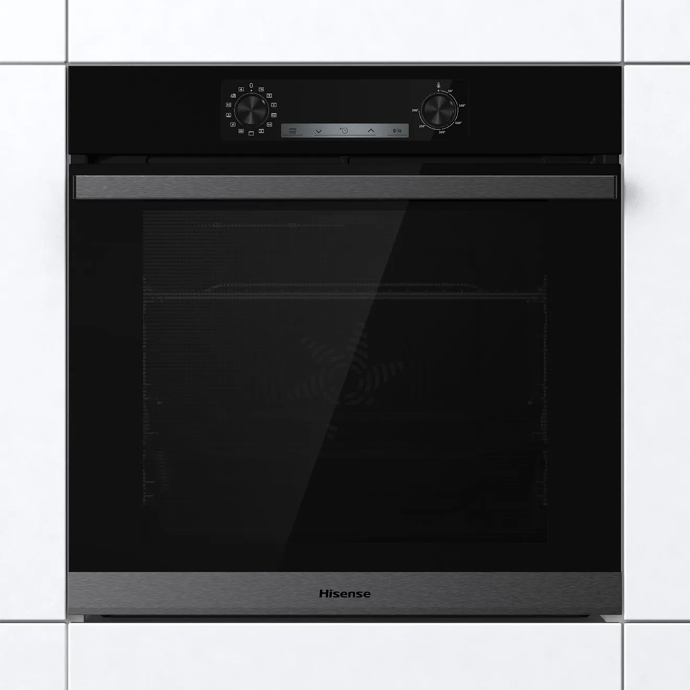 Cuptor incorporabil HISENSE BSA65226AB, Electric, Autocuratare Aqua Clean, 77 l, Clasa A, negru
