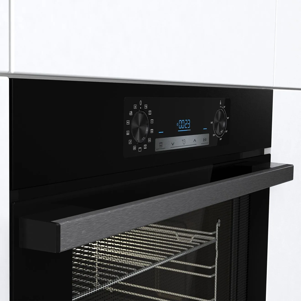 Cuptor incorporabil HISENSE BSA65226AB, Electric, Autocuratare Aqua Clean, 77 l, Clasa A, negru