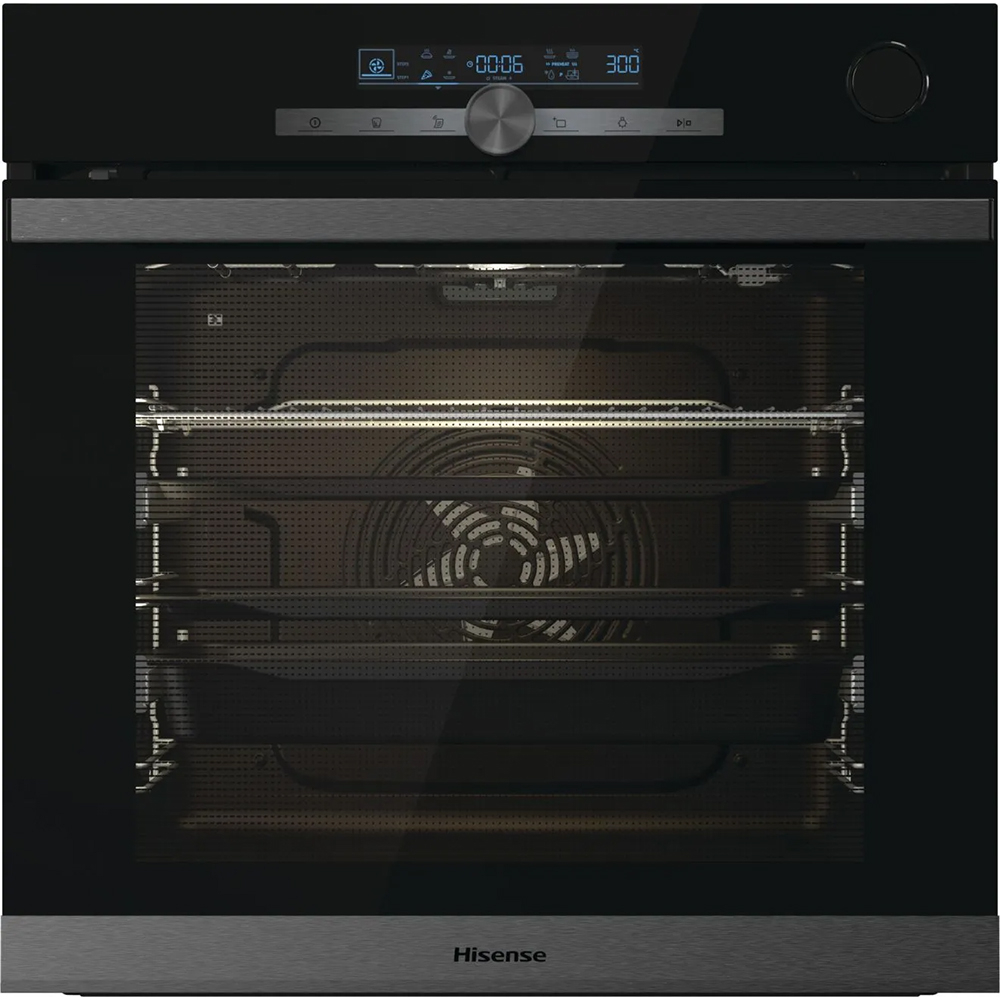 Cuptor incorporabil HISENSE BSA66334PG, Electric, Autocuratare pirolitica, 77 l, Clasa A+, negru