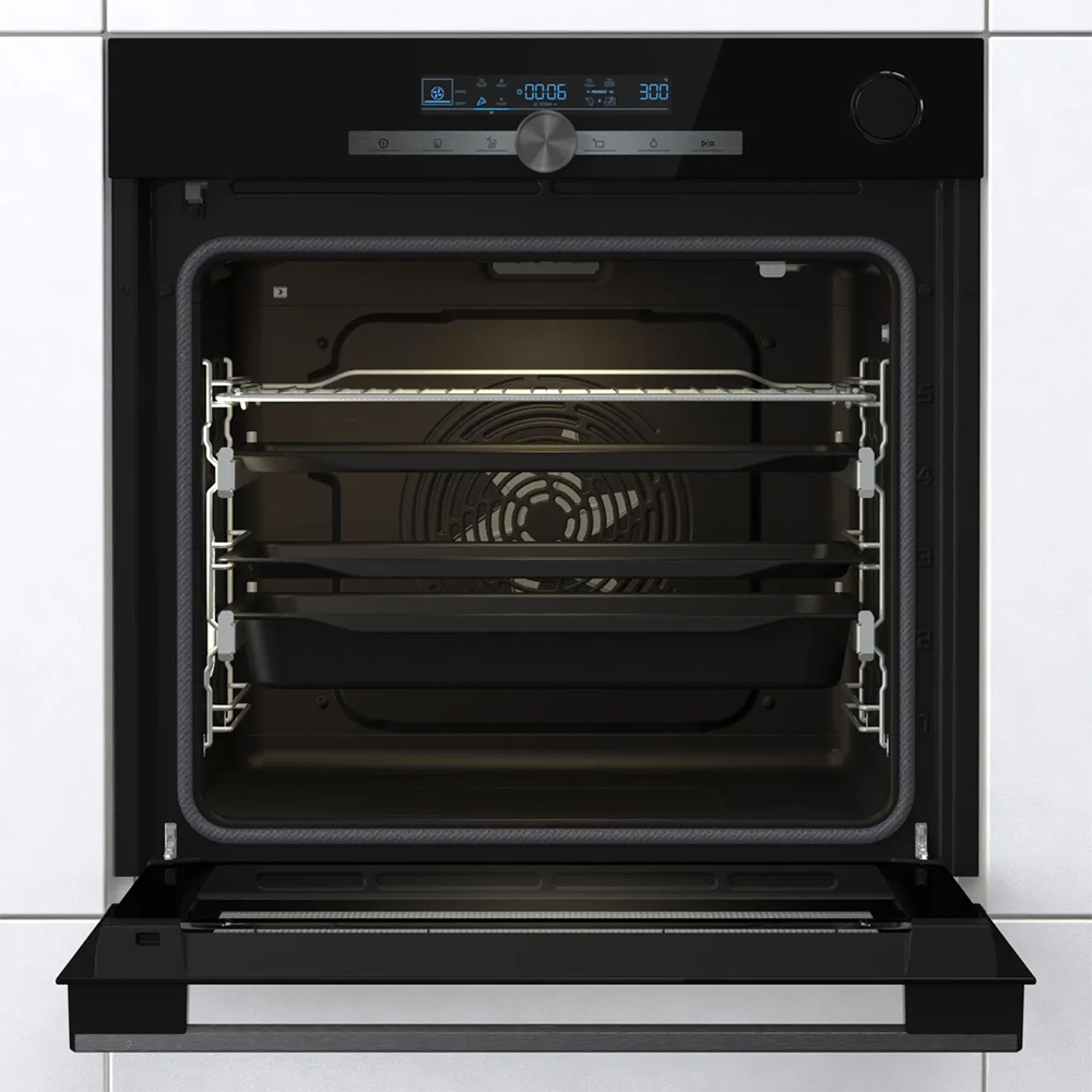 Cuptor incorporabil HISENSE BSA66334PG, Electric, Autocuratare pirolitica, 77 l, Clasa A+, negru