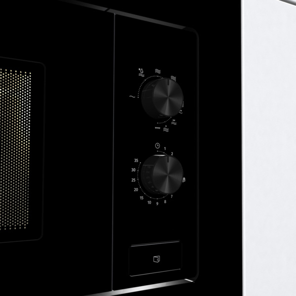 Cuptor cu microunde incorporabil GORENJE BM201EG1BG, 20l, 800W, Grill, negru