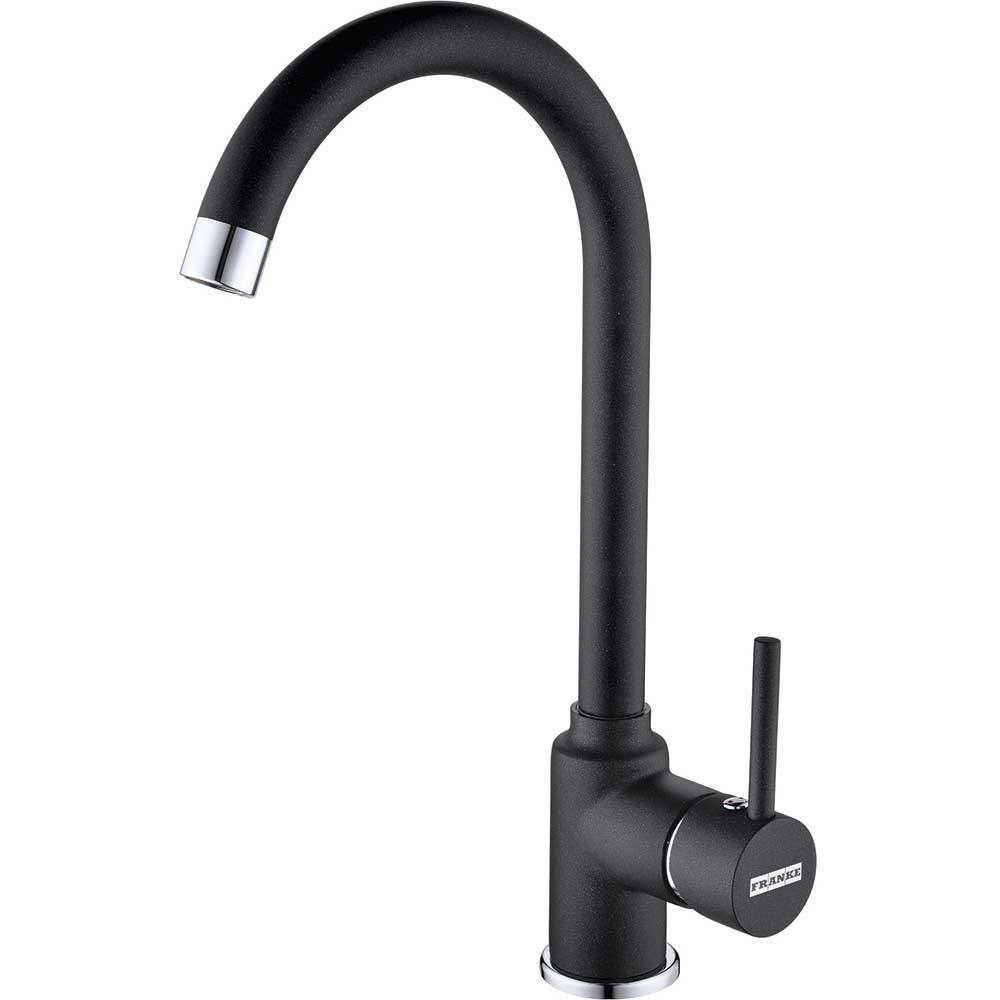 Pachet chiuveta FRANKE Fragranite MRG 610-54, 1 cuva, granit + baterie Pola 1.0, negru