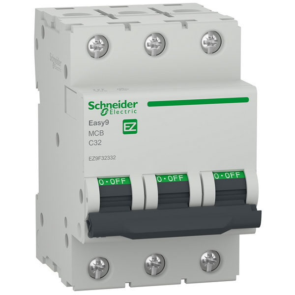 Siguranta automata modulara SCHNEIDER EZ9F32332, 3P, 32A, curba C