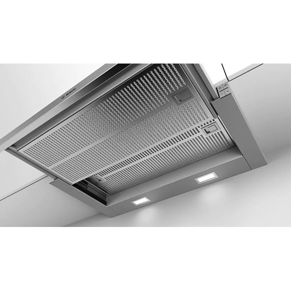 Hota incorporabila BOSCH DFS067A51, 2 motoare, 399 m3/h, L 60 cm, argintiu