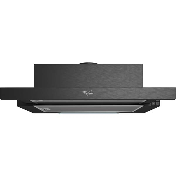 Hota incorporabila telescopica WHIRLPOOL AKR 749 NB, 1 motor, 336 m3/h, L 60 cm, negru