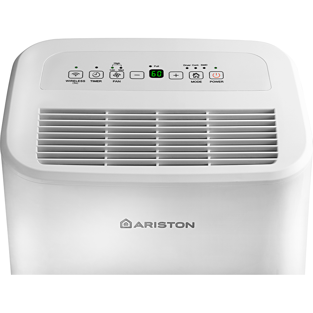 Dezumidificator aer ARISTON DEOS 16s NET, 16l/zi, 430W, Wi-Fi, alb