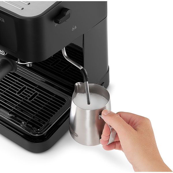 Espressor manual DELONGHI Stilosa EC230.BK, 1l, 1100W, 15 bar, functia ECO, negru