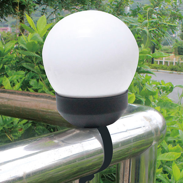 Lampa solara FLINK FK-SFERA-BAL-086, 1.5 lumeni, IP44, alb