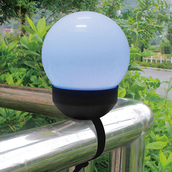 Lampa solara FLINK FK-SFERA-BAL-086, 1.5 lumeni, IP44, alb