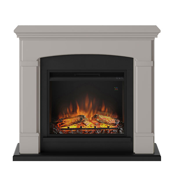 Semineu electric TAGU Helmi Light Beige, 1500W, Focar 3D,Bej