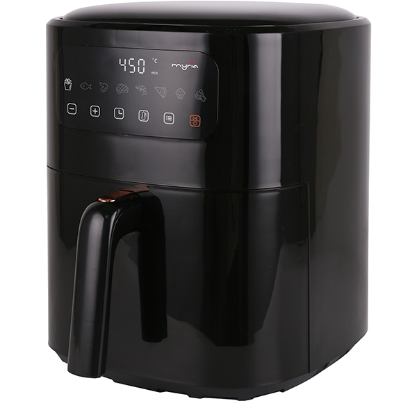 Friteuza cu aer cald MYRIA MY4467, 6,5l, 1700W, negru