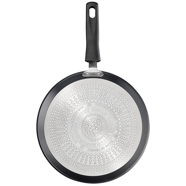 Tigaie clatite TEFAL Unlimited G2553872, 25cm, aluminiu,  Thermo Signal, negru