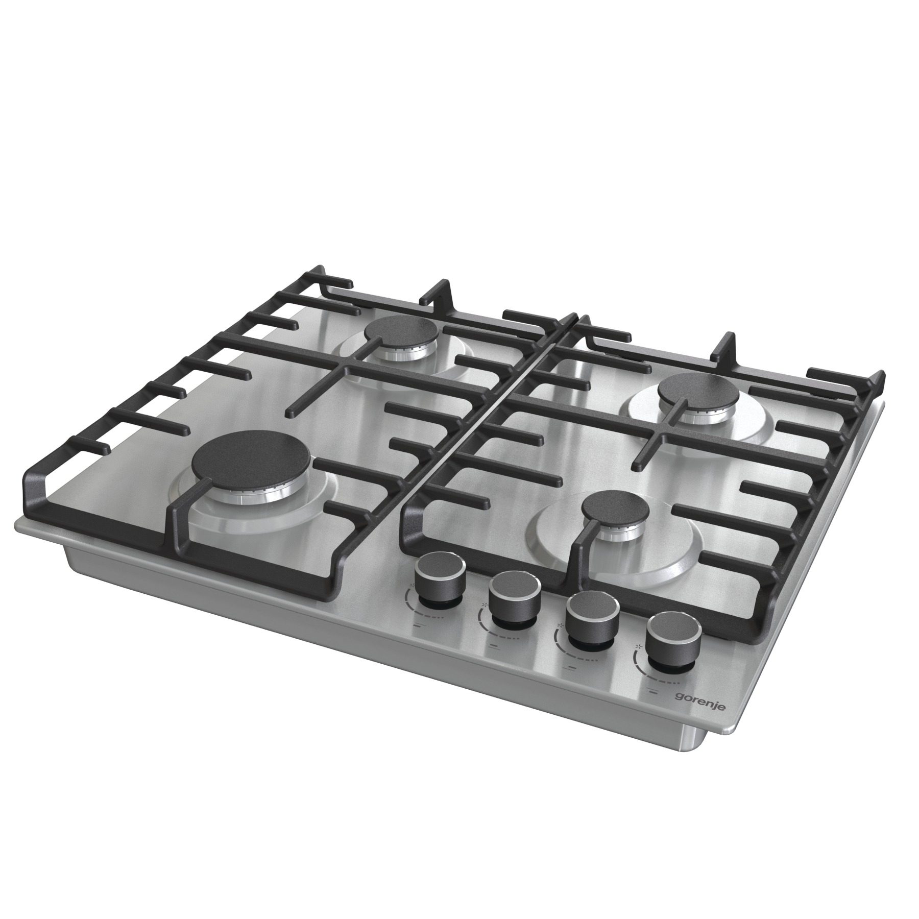 Plita incorporabila GORENJE G642ABX, Gaz, 4 arzatoare, inox