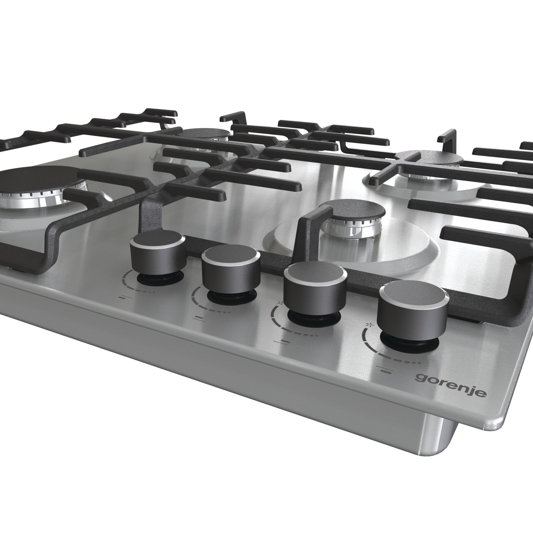 Plita incorporabila GORENJE G642ABX, Gaz, 4 arzatoare, inox