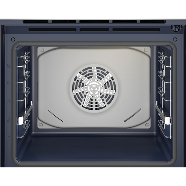 Cuptor incorporabil GRUNDIG GEBM19300BC, Electric, Autocuratare catalitica, 72 l, Clasa A+, HotAero Pro, negru-inox