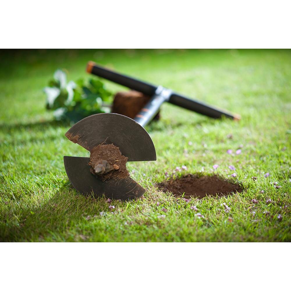Burghiu de pamant Fiskars QuikDrill M 134720, 110cm, otel