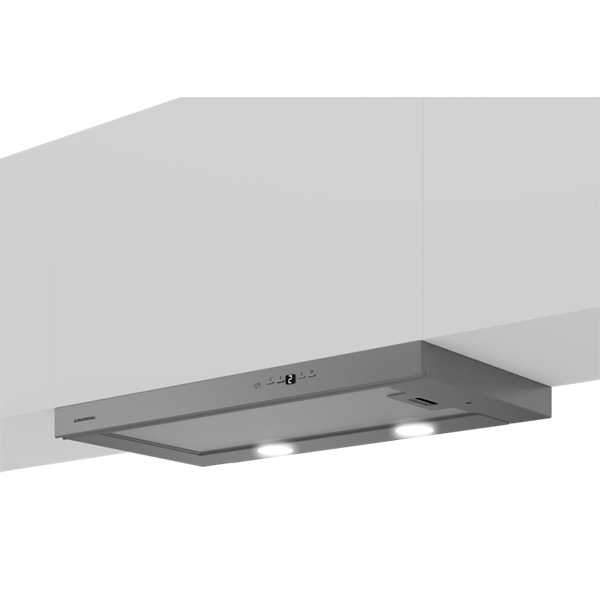 Hota incorporabila telescopica GRUNDIG GDT2562X, 1 motor, 659 m3/h, L 60 cm, inox