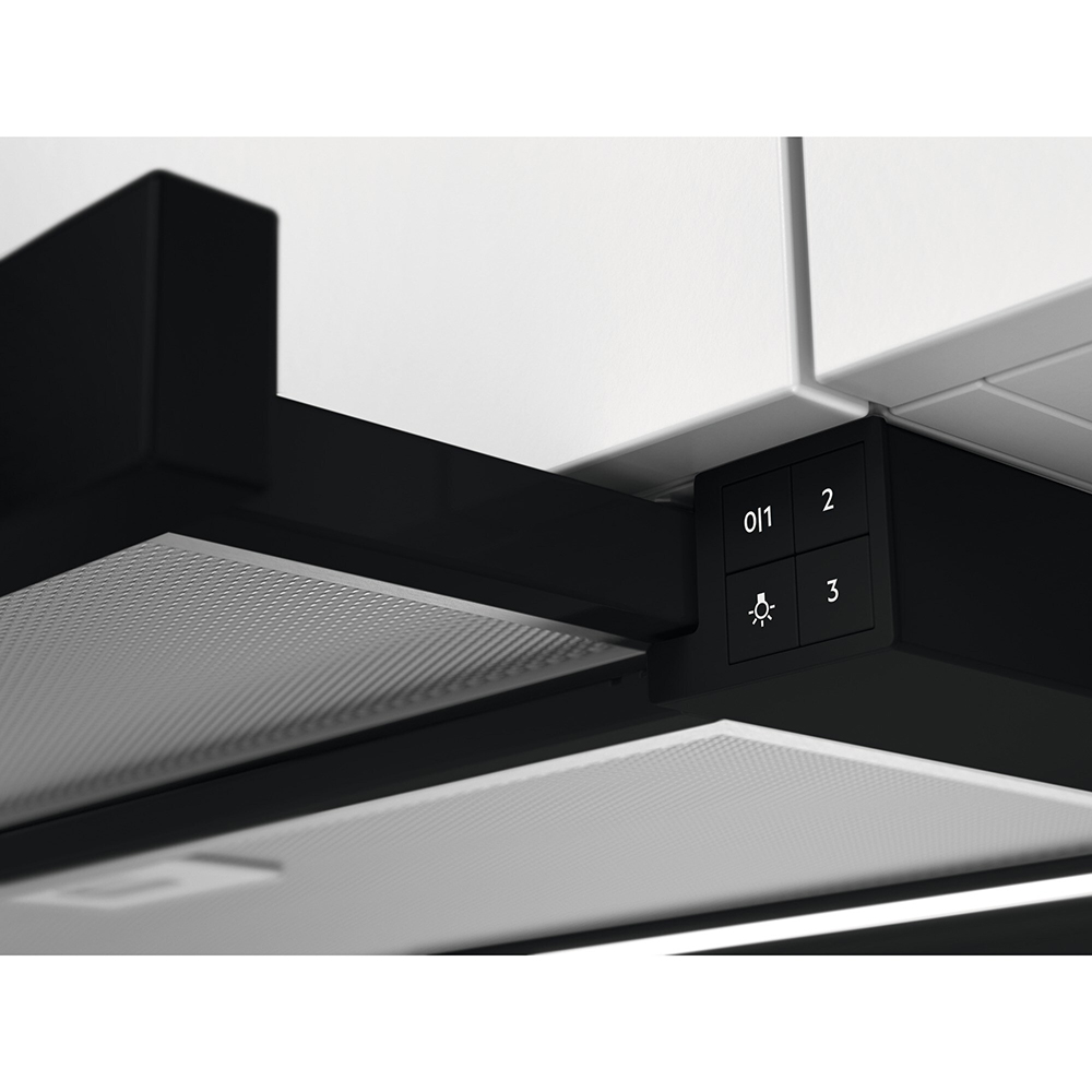Hota incorporabila telescopica ELECTROLUX LFP616K, 1 motor, 600 m3/h, L 60 cm, negru