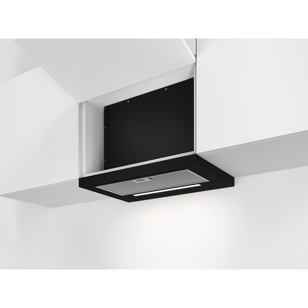 Hota incorporabila telescopica ELECTROLUX LFP616K, 1 motor, 600 m3/h, L 60 cm, negru