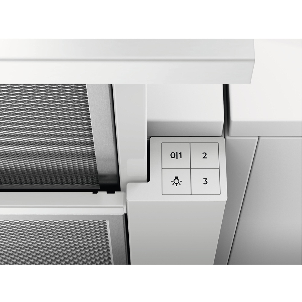 Hota incorporabila telescopica ELECTROLUX LFP616W, 1 motor, 600 m3/h, L 60 cm, alb