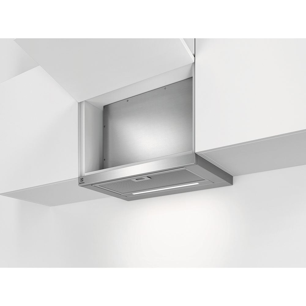 Hota incorporabila telescopica ELECTROLUX LFP616X, 1 motor, 600 m3/h, L 60 cm, gri