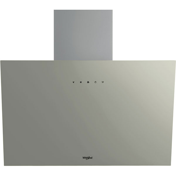 Hota decorativa WHIRLPOOL WHVP 62F LT SD, 1 motor, 650 m3/h, L 60 cm, argintiu