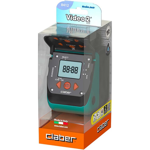 Programator irigare digital CLABER Aquando Video, 24h