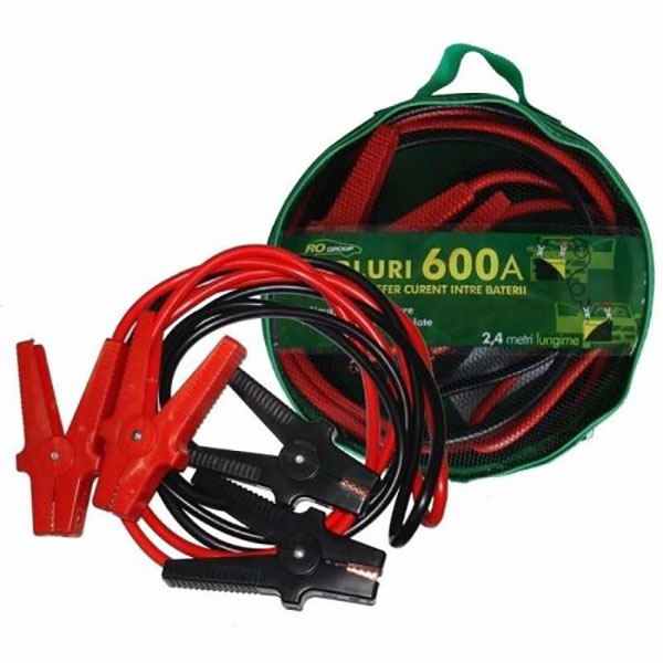 Cabluri pornire auto ROGRUP IT2302, 600A, 2.4m