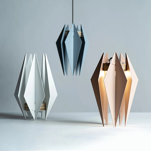 Lampa ambientala SPIN Hikari Small, alb