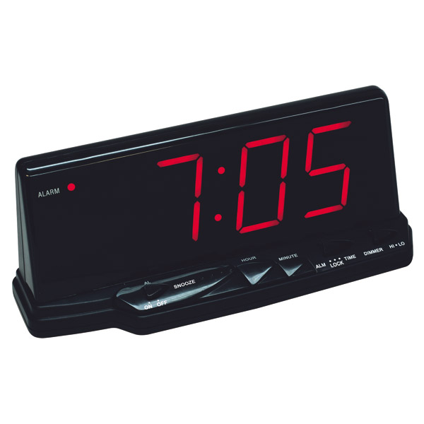 Ceas desteptator HOME LTC 02, negru
