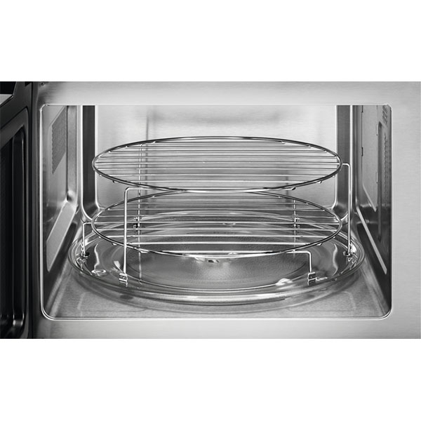 Cuptor cu microunde incorporabil AEG MBE2658DEM, 25l, 900W, Grill, negru-inox